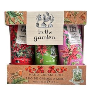 Heathcote & Ivory In The Garden Hand Cream Trio Holiday  3 x 30ml New Product